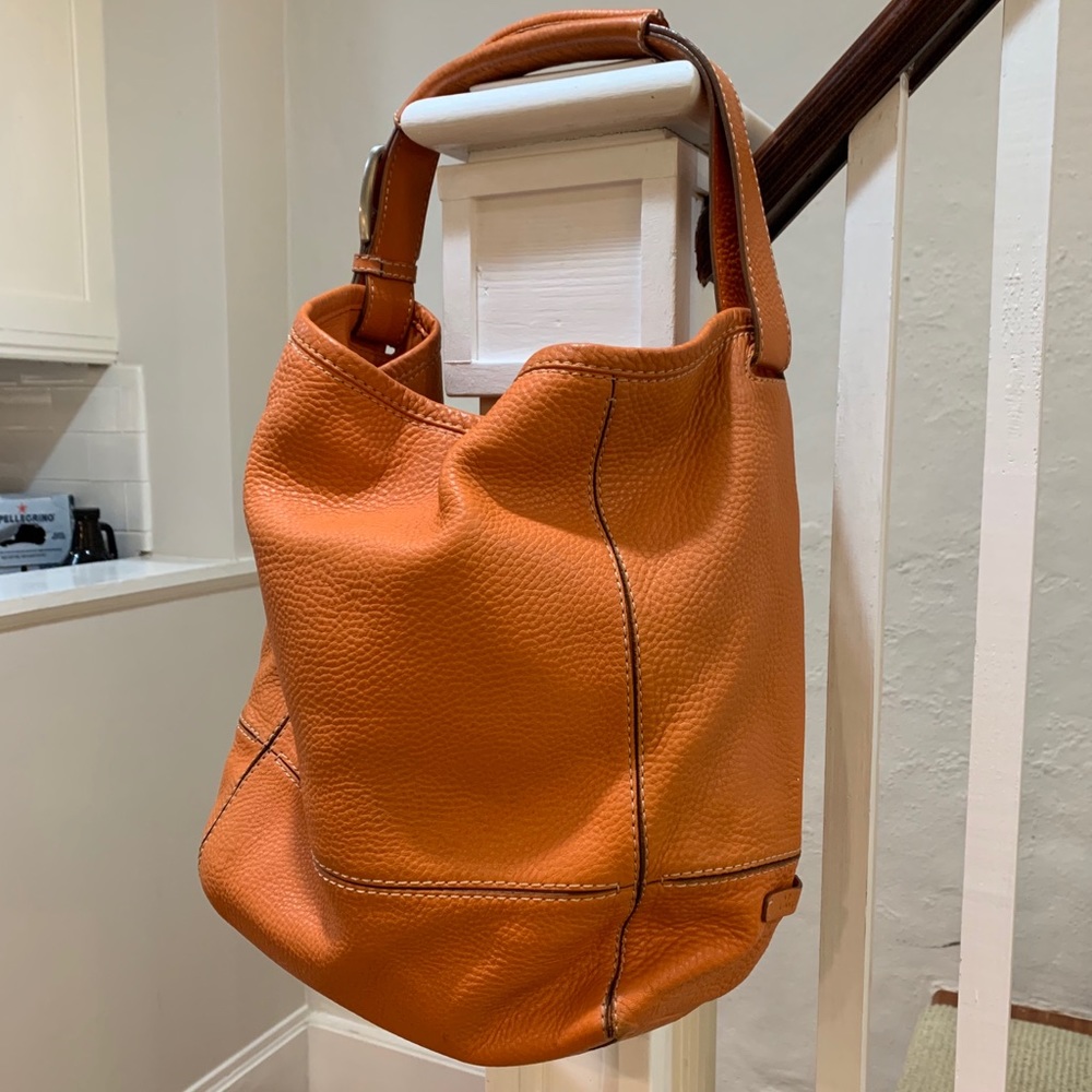 Orange Coach Bag